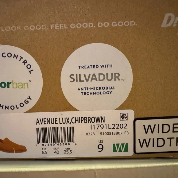 NEW NWT NIB Dr Scholls Women's Tan Loafers Sz 9W. AVE LUX Chip Brown - Picture 12 of 12